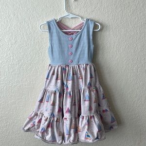 SweetHoney 6Y Sailboat Dress
